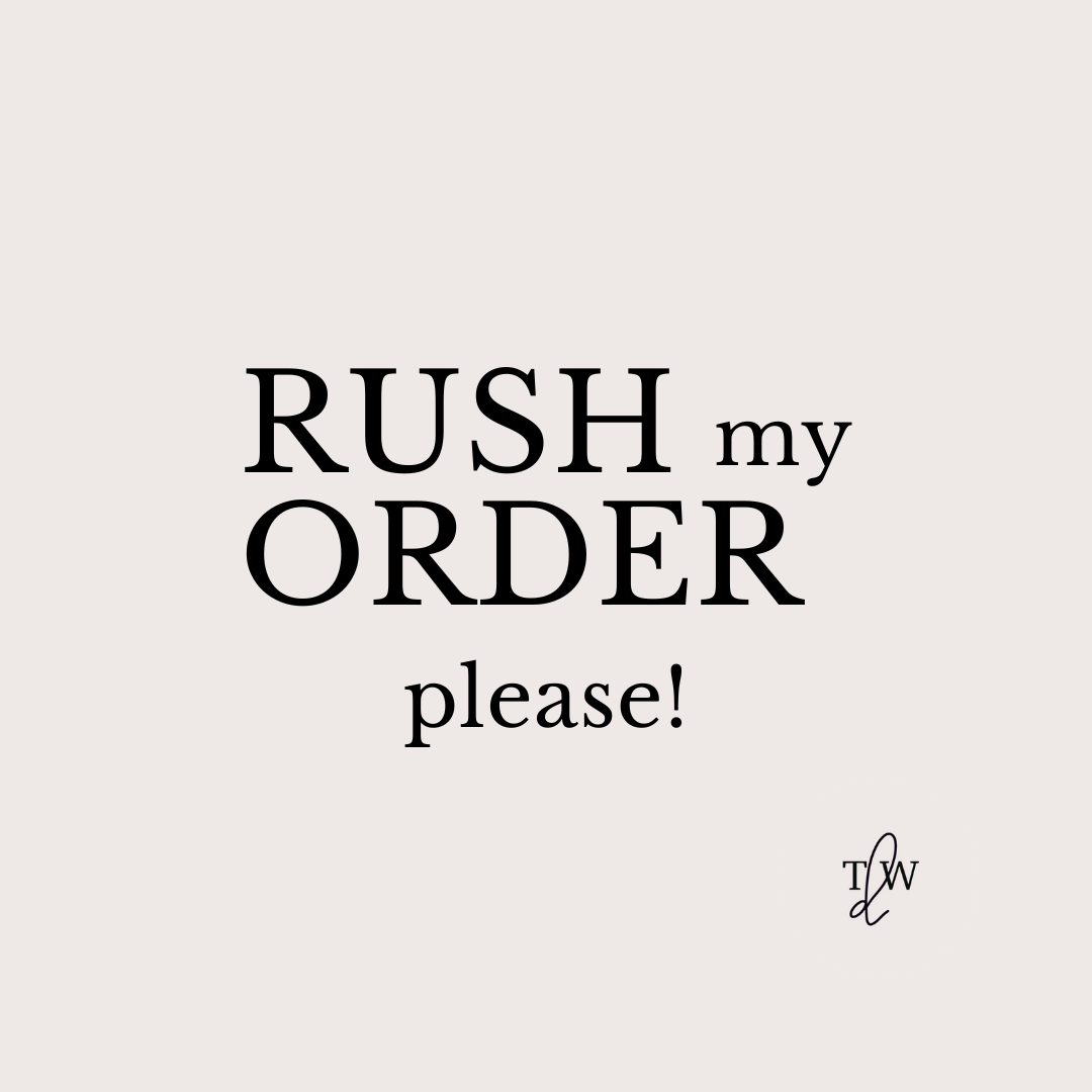 Nursery Name Sign Rush Order