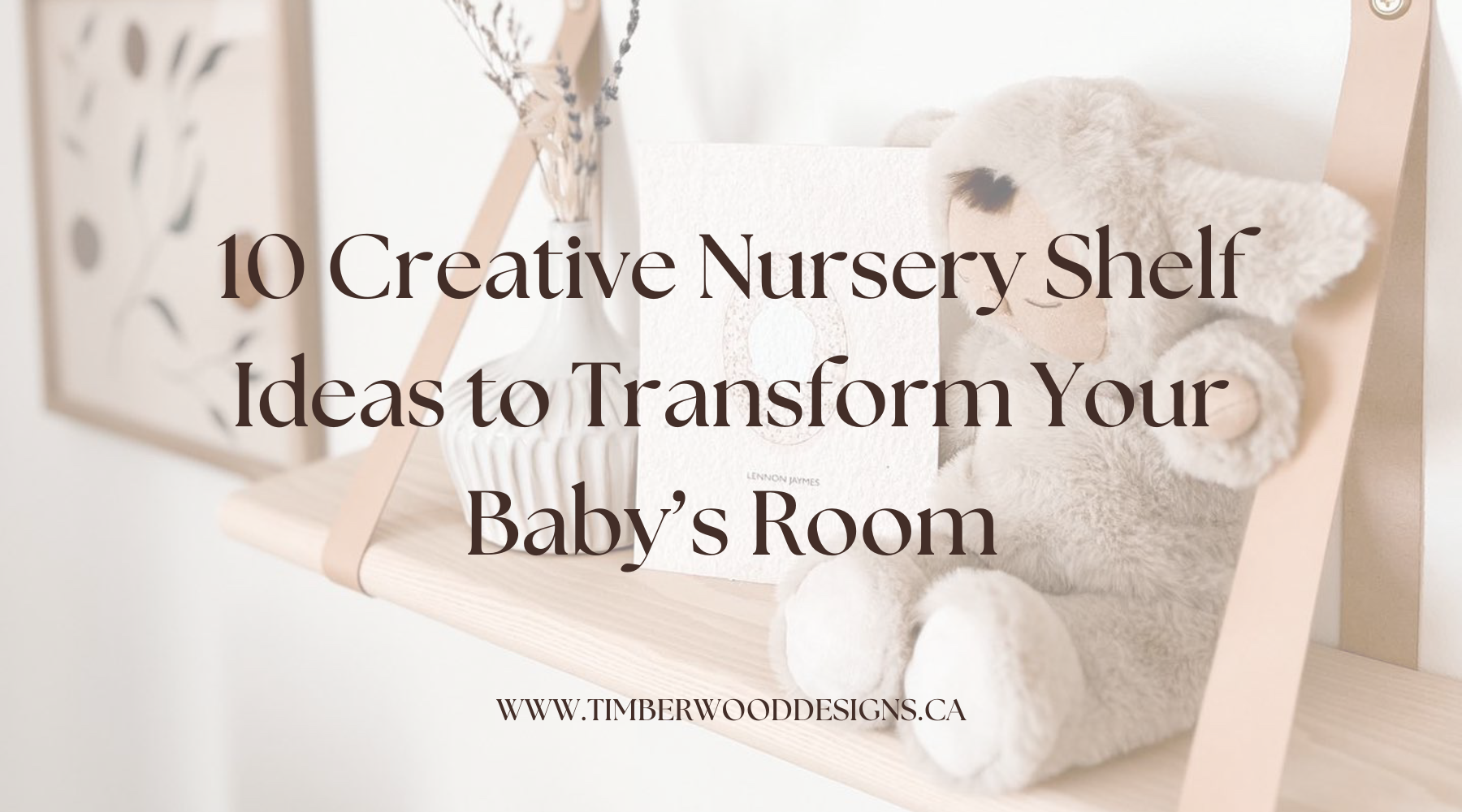 10 Creative Nursery Shelf Ideas
