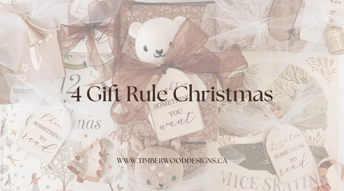 4 Gift Rule Christmas - Gift Guide