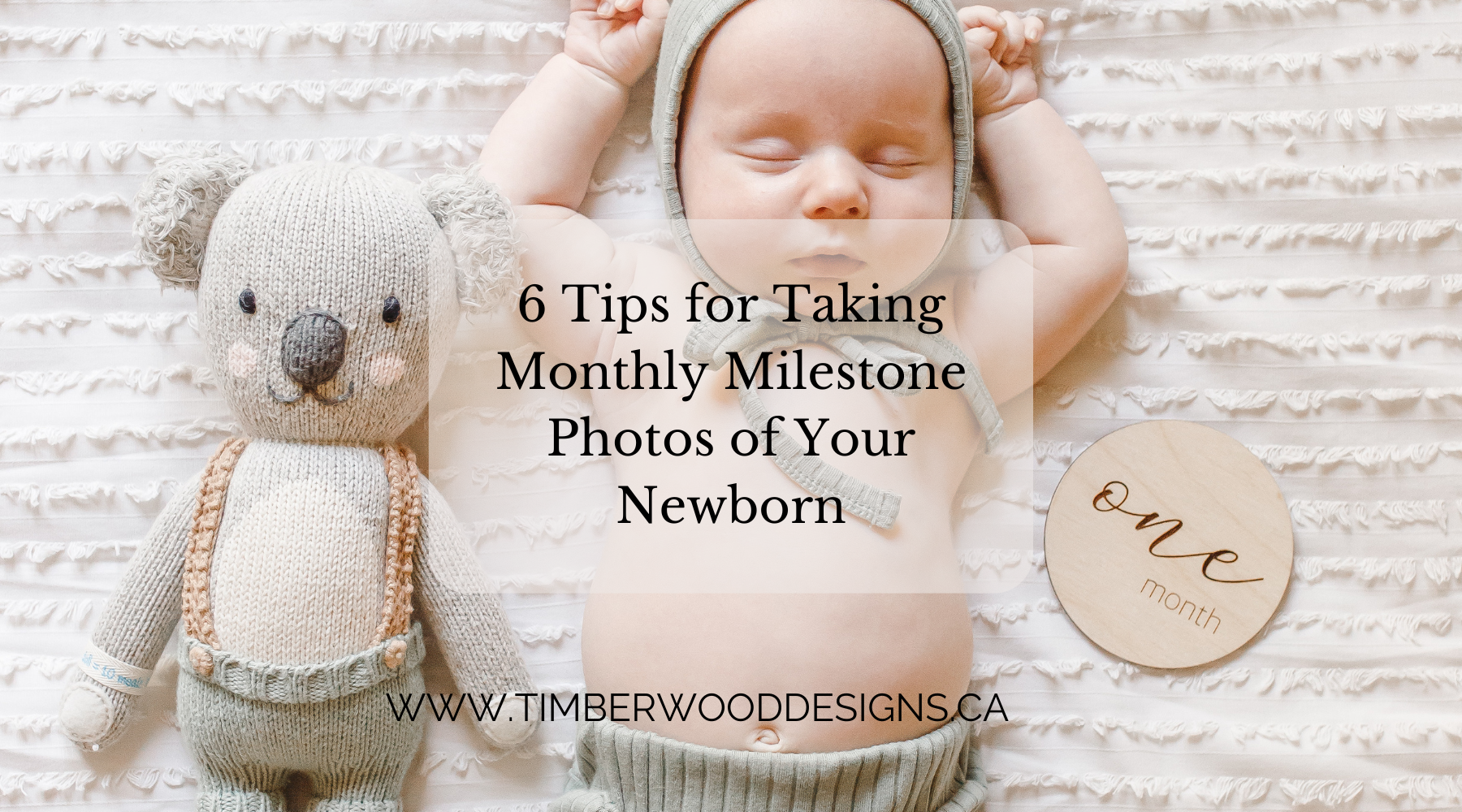 Tips for Monthly Milestone Photos
