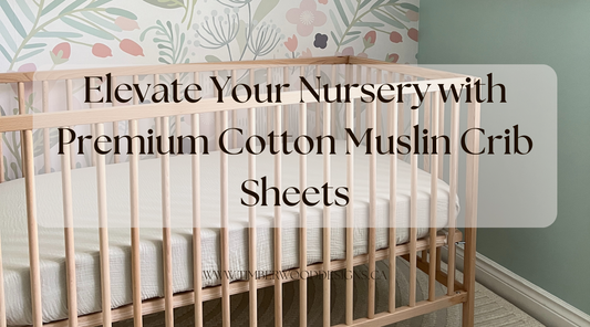Elevate Your Nursery with Premium Cotton Muslin Crib Sheets