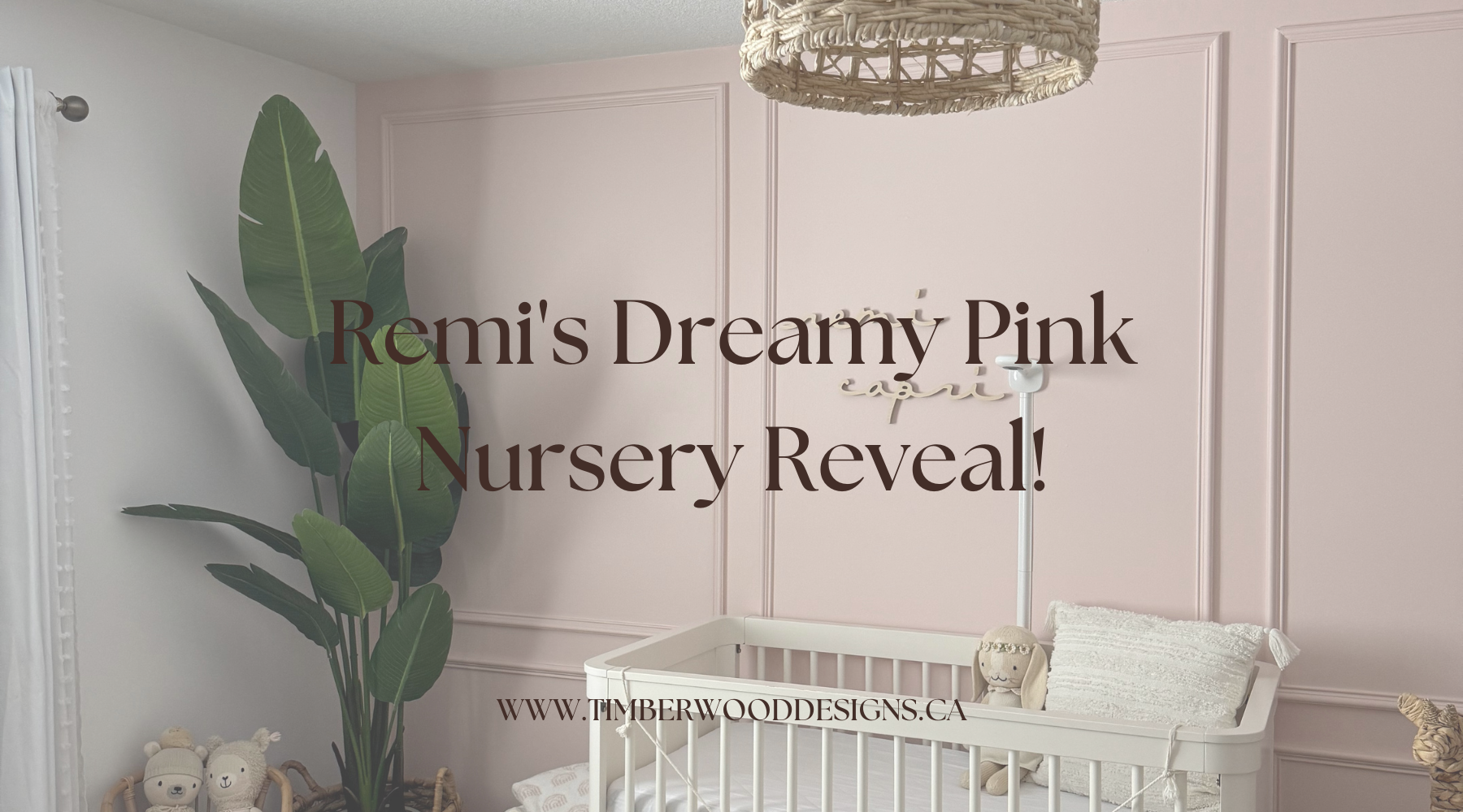 Remi's Dreamy Pink Nursery Reveal!