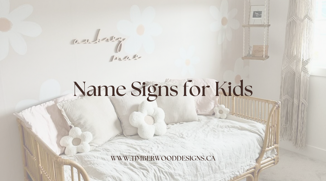 Name Signs for Kids