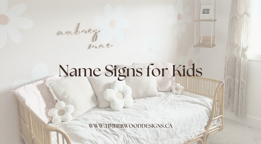 Name Signs for Kids