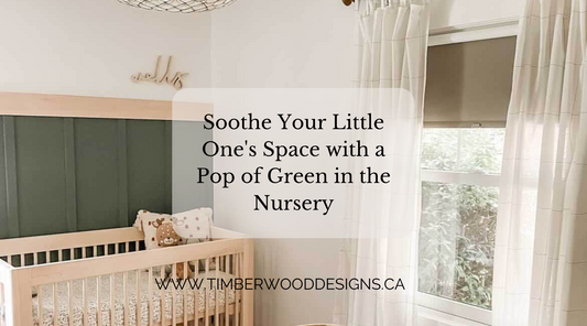 Soothe Your Little One's Space with a Pop of Green in the Nursery