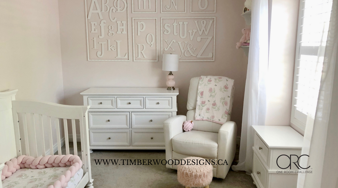 Transforming My Daughter's Nursery into a Big Girl Space: Joining the One Room Challenge