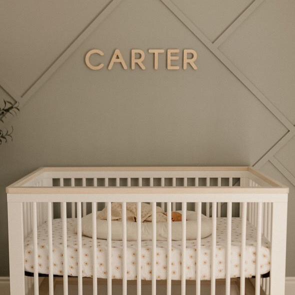 Wooden Name sign for baby boy