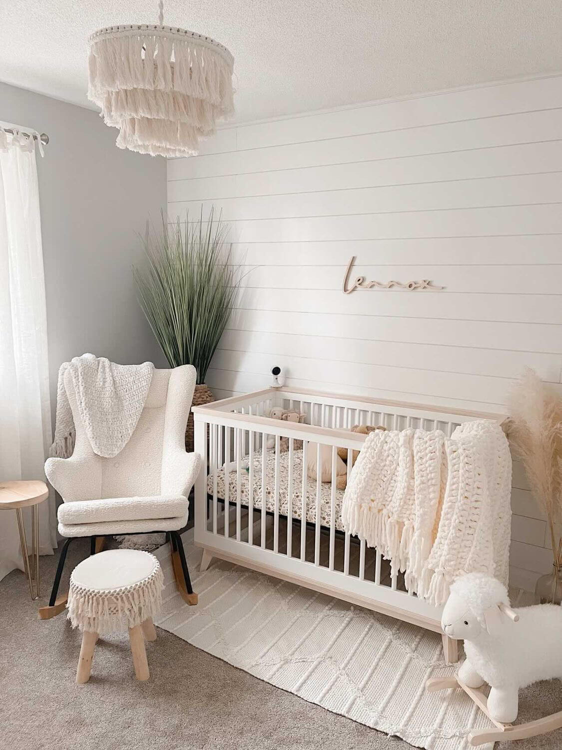 nursery inspiration with a name sign