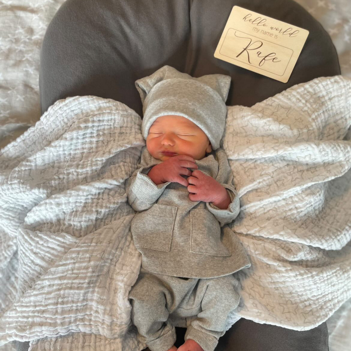 hello world for a baby boy 