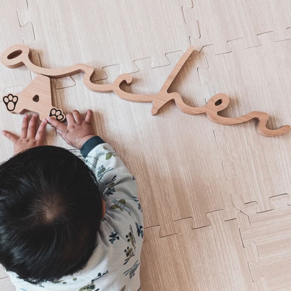 boy name sign design and decor