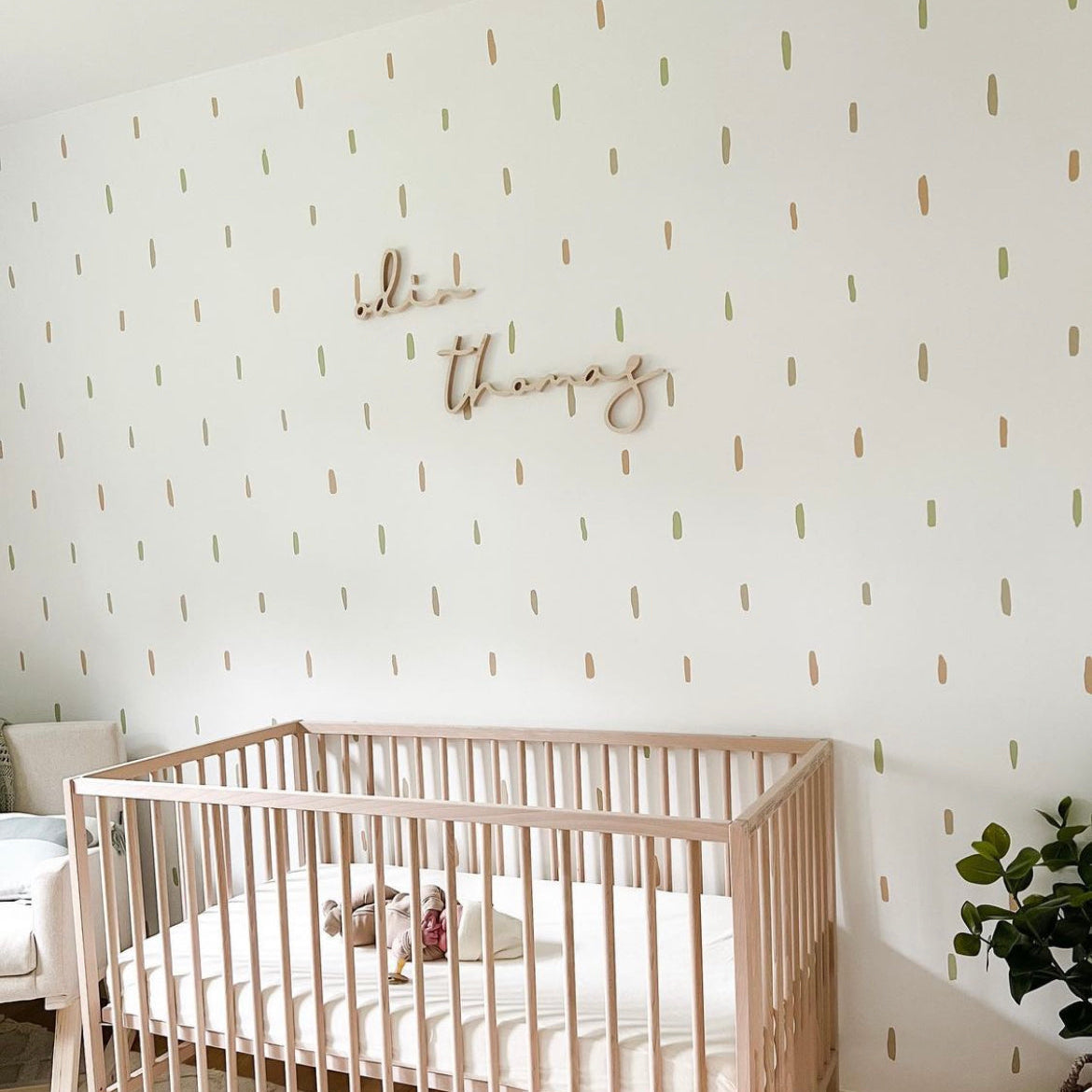 boy name sign in wooden nursery
