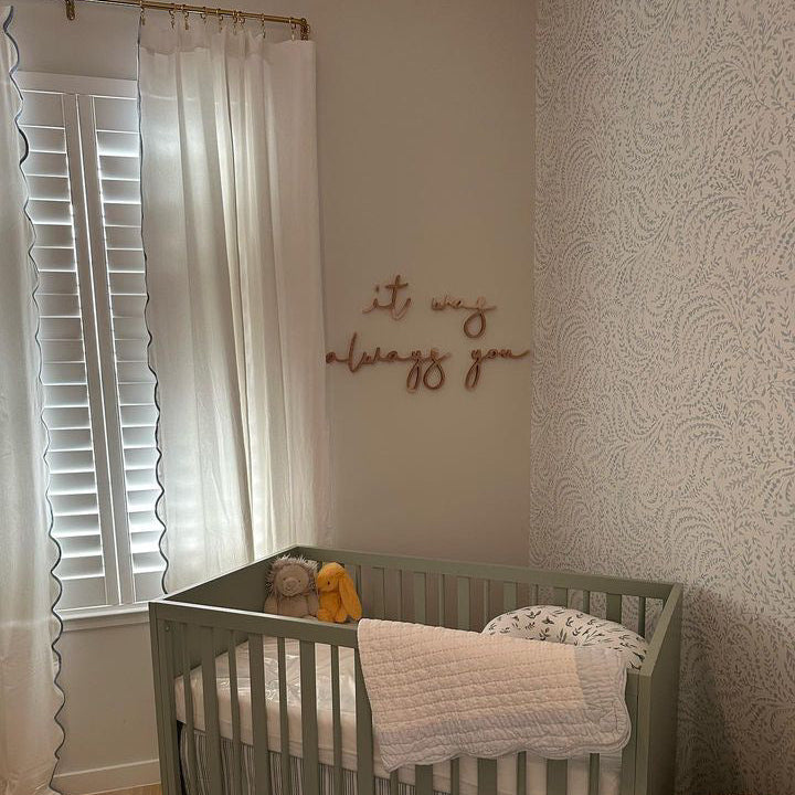 nursery sign 'it was always you'