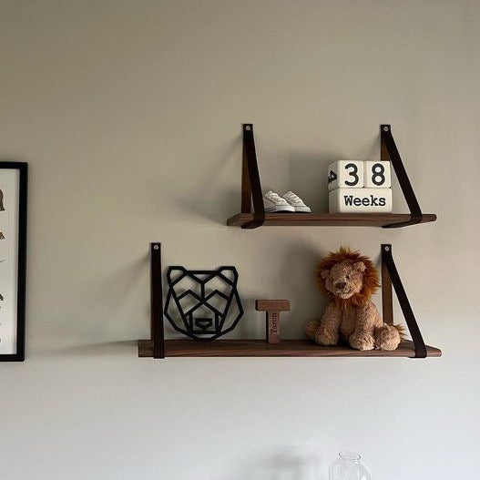 dark nursery shelves for boys nursery