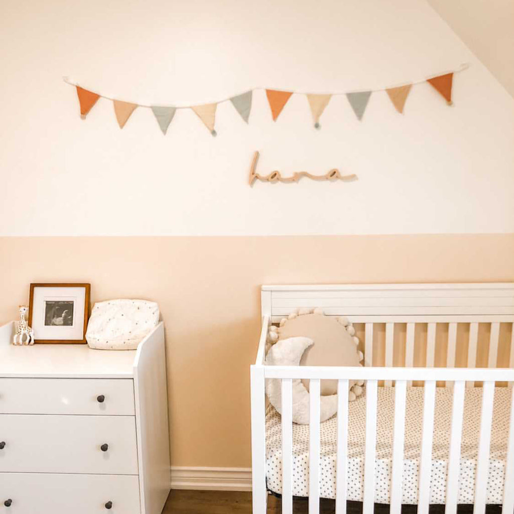 girl nursery sign and decor