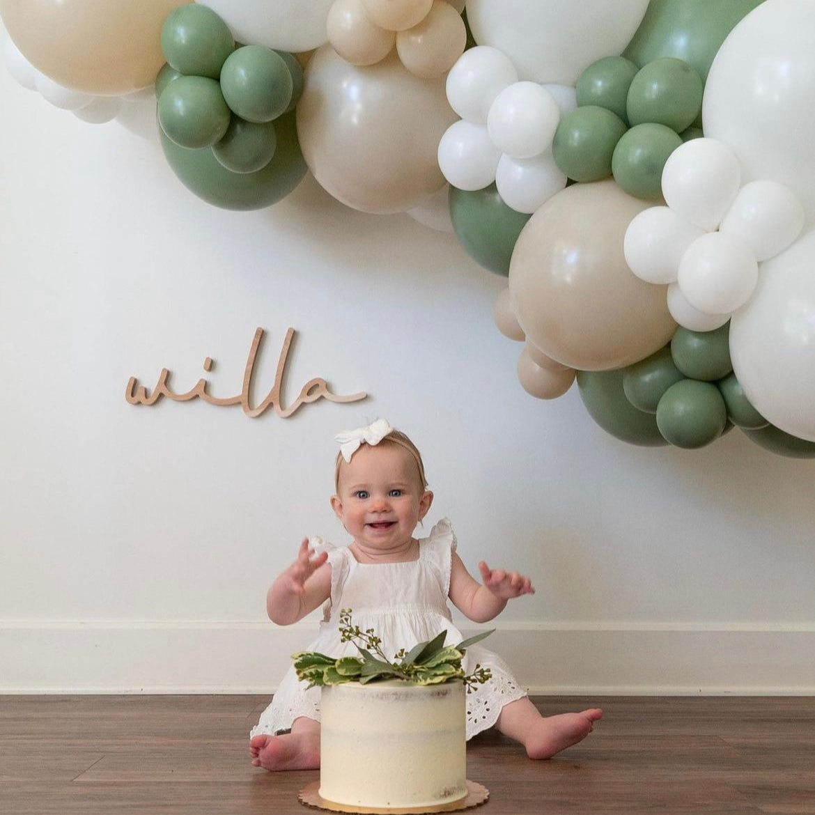 baby girl name sign for birthday decor