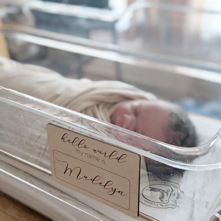 baby girl hospital name announcement