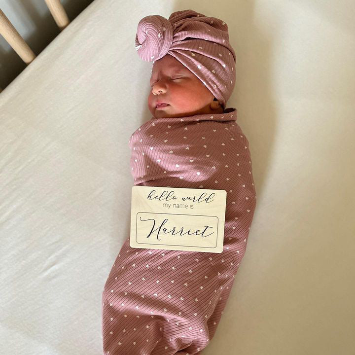 girl name announcement for newborn baby girl