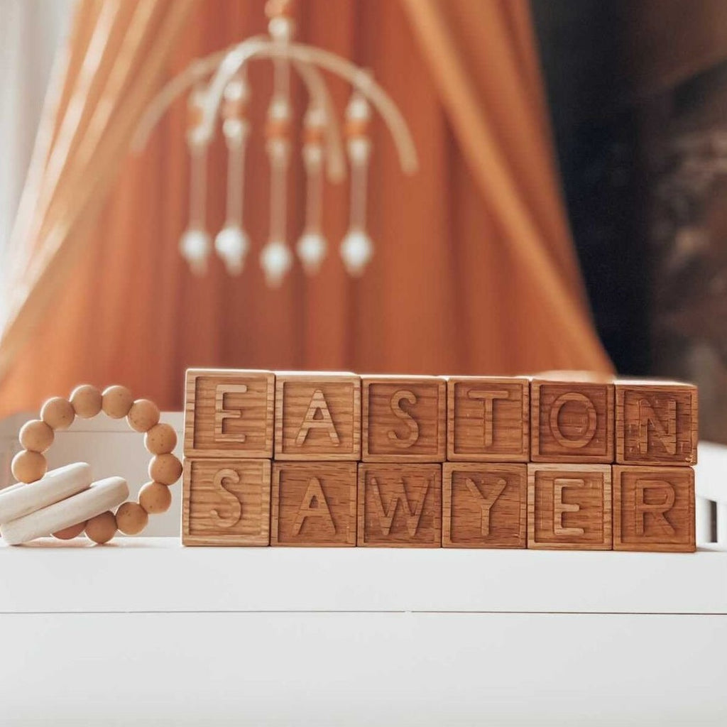 baby blocks for decor