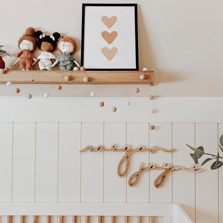 Hickory Nursery Name Sign